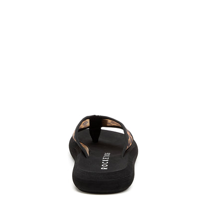 Spotlight Leopard Mesh Flip Flops - Rocket Dog