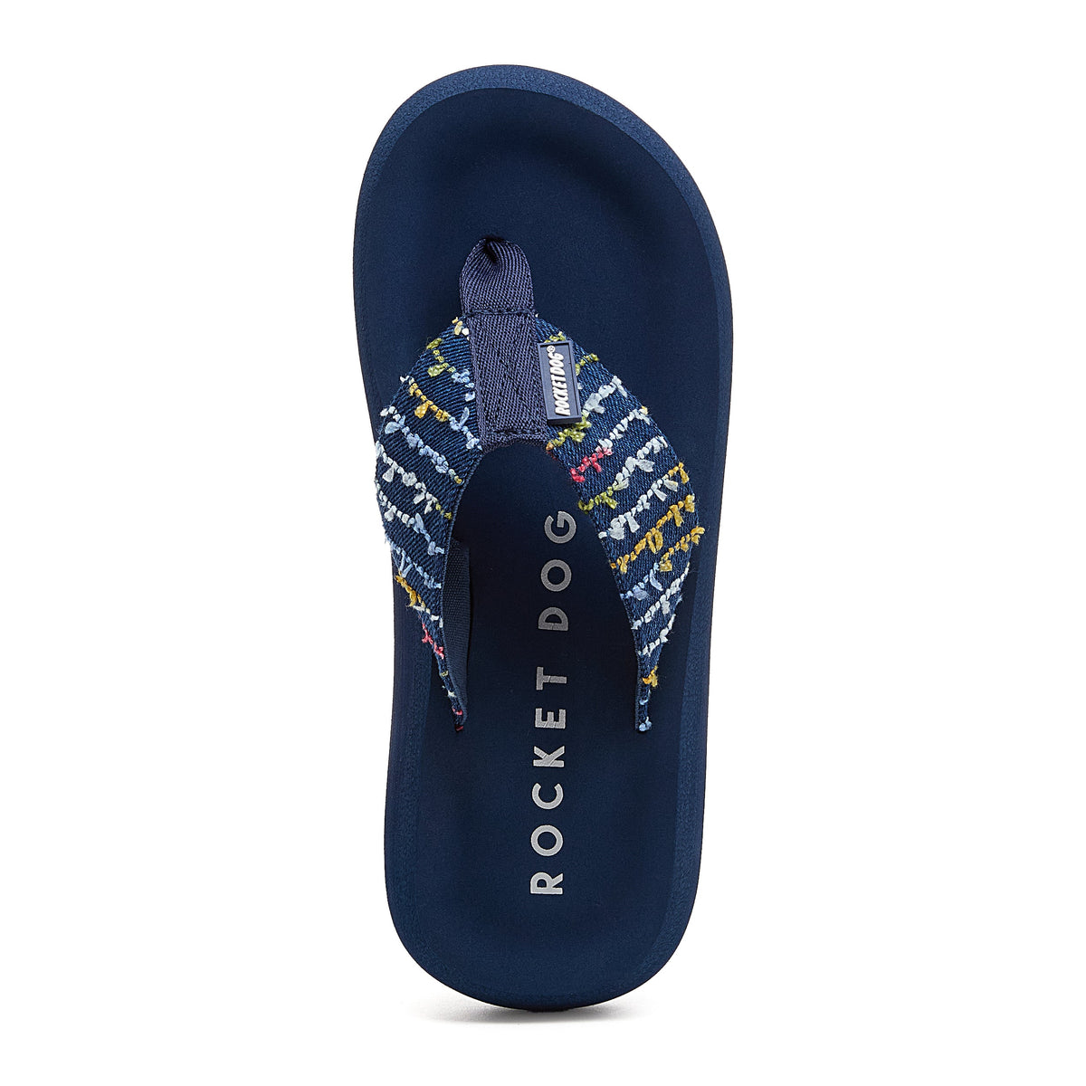 Spotlight Navy Multi Flip Flops - Rocket Dog