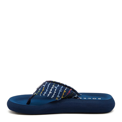 Spotlight Navy Multi Flip Flops - Rocket Dog