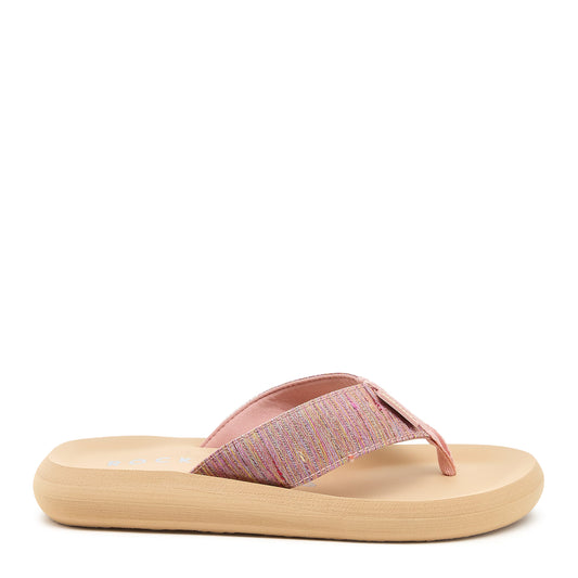 Spotlight Pink Perry Stripe Flip Flop - Rocket Dog