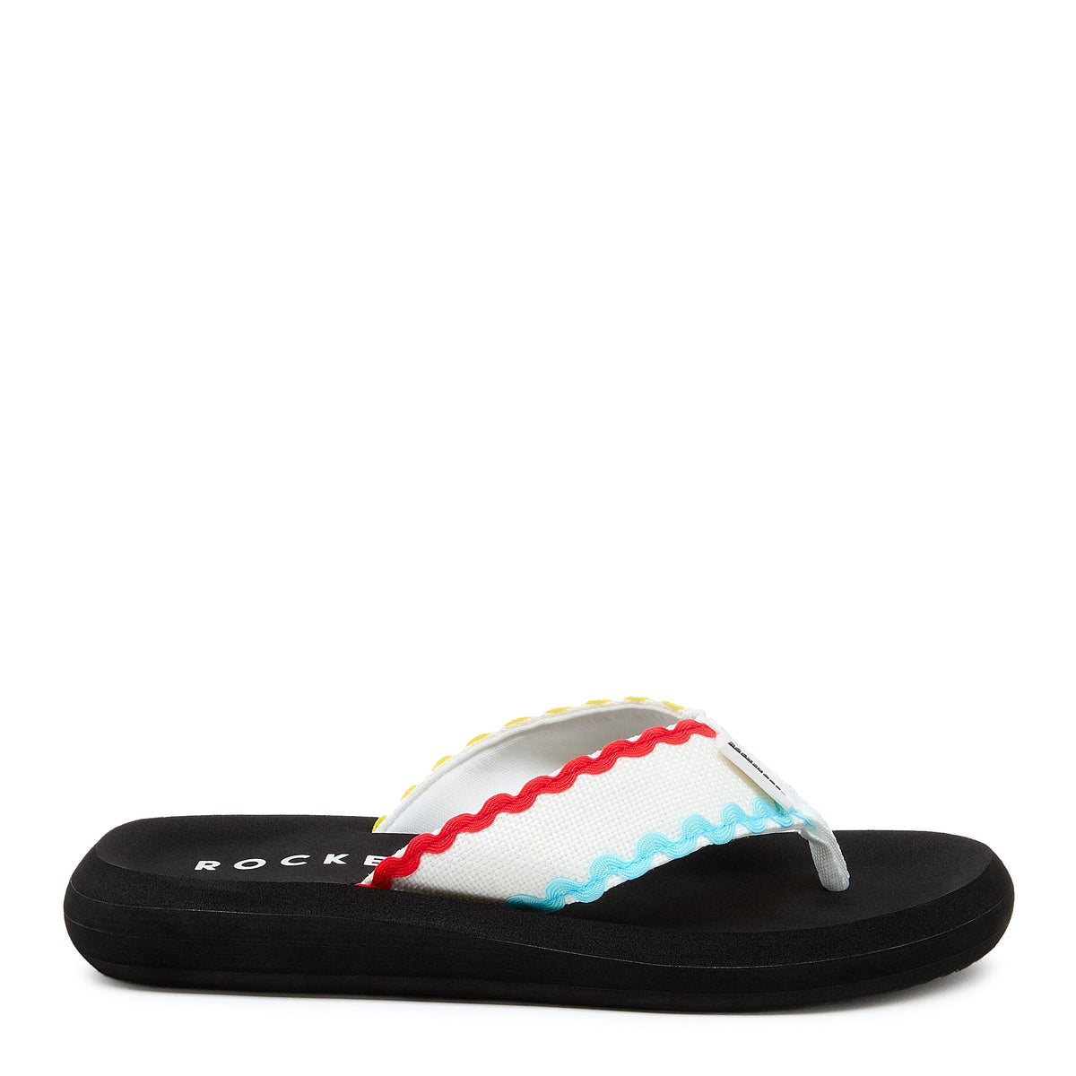Spotlight White Multi Flip Flop - Rocket Dog