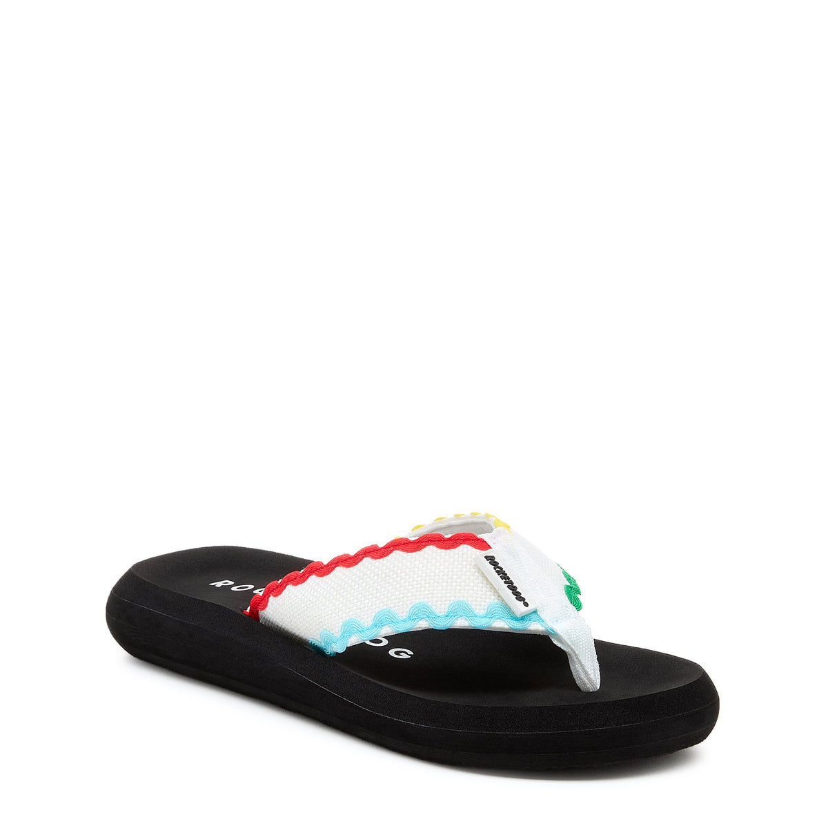 Spotlight White Multi Flip Flop - Rocket Dog