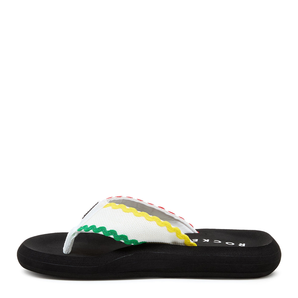 Spotlight White Multi Flip Flop - Rocket Dog