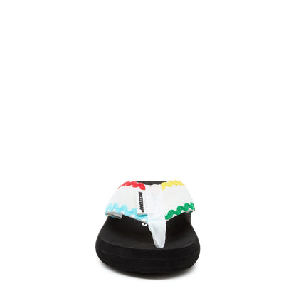 Spotlight White Multi Flip Flop - Rocket Dog
