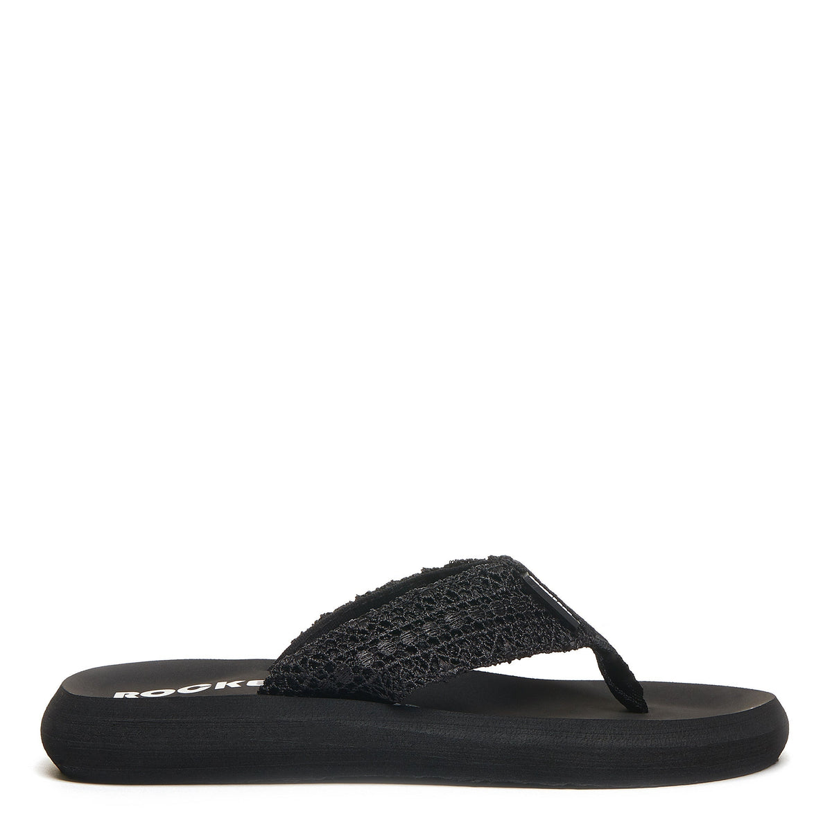 Sunset Black Crochet Flip Flop - Rocket Dog