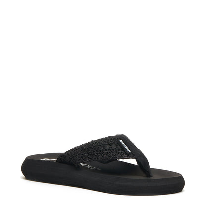 Sunset Black Crochet Flip Flop - Rocket Dog