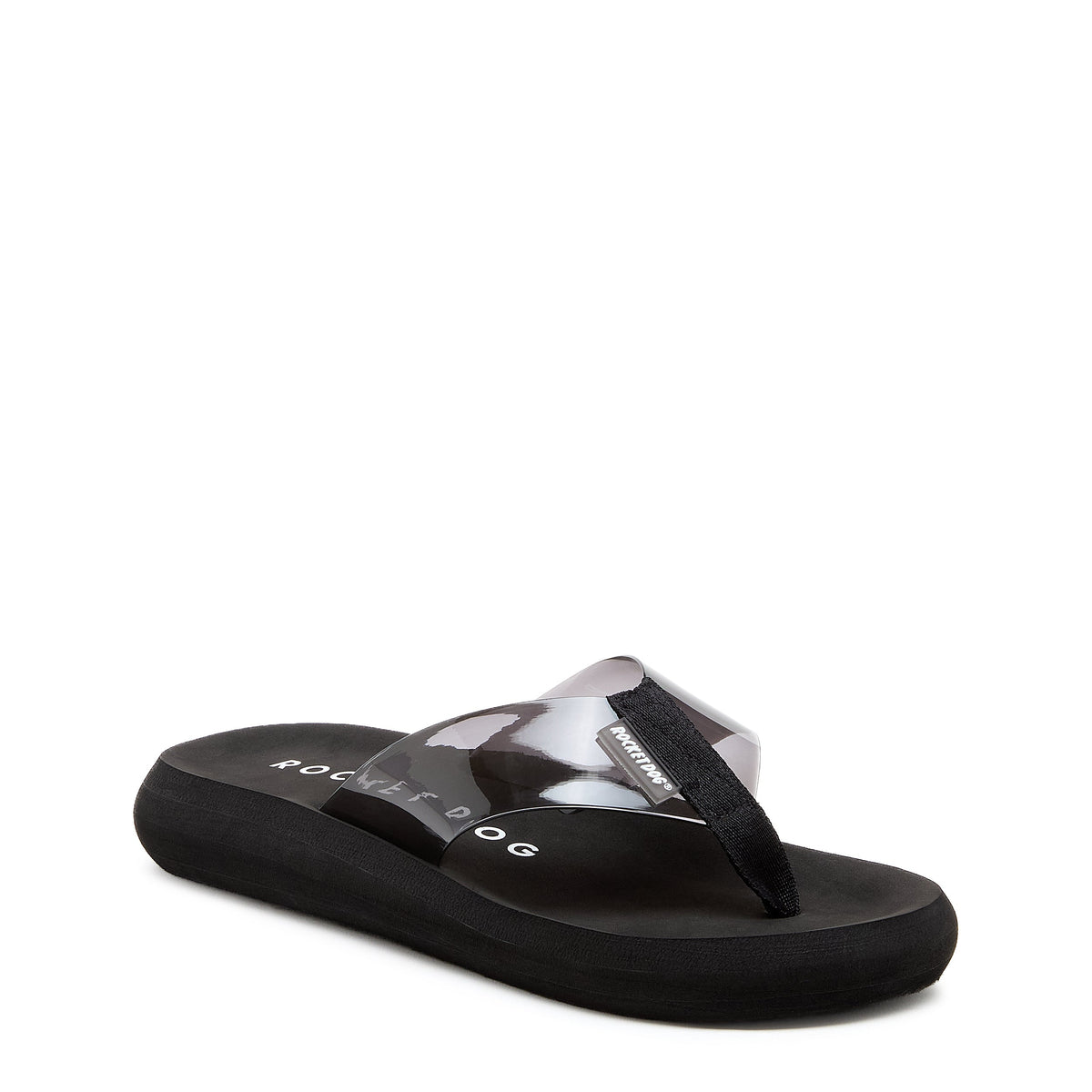 Sunset Grey Clear Flip Flop - Rocket Dog