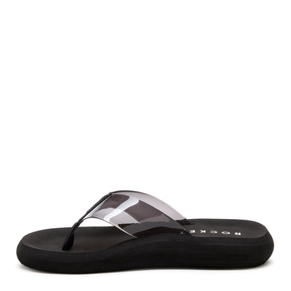 Sunset Grey Clear Flip Flop - Rocket Dog