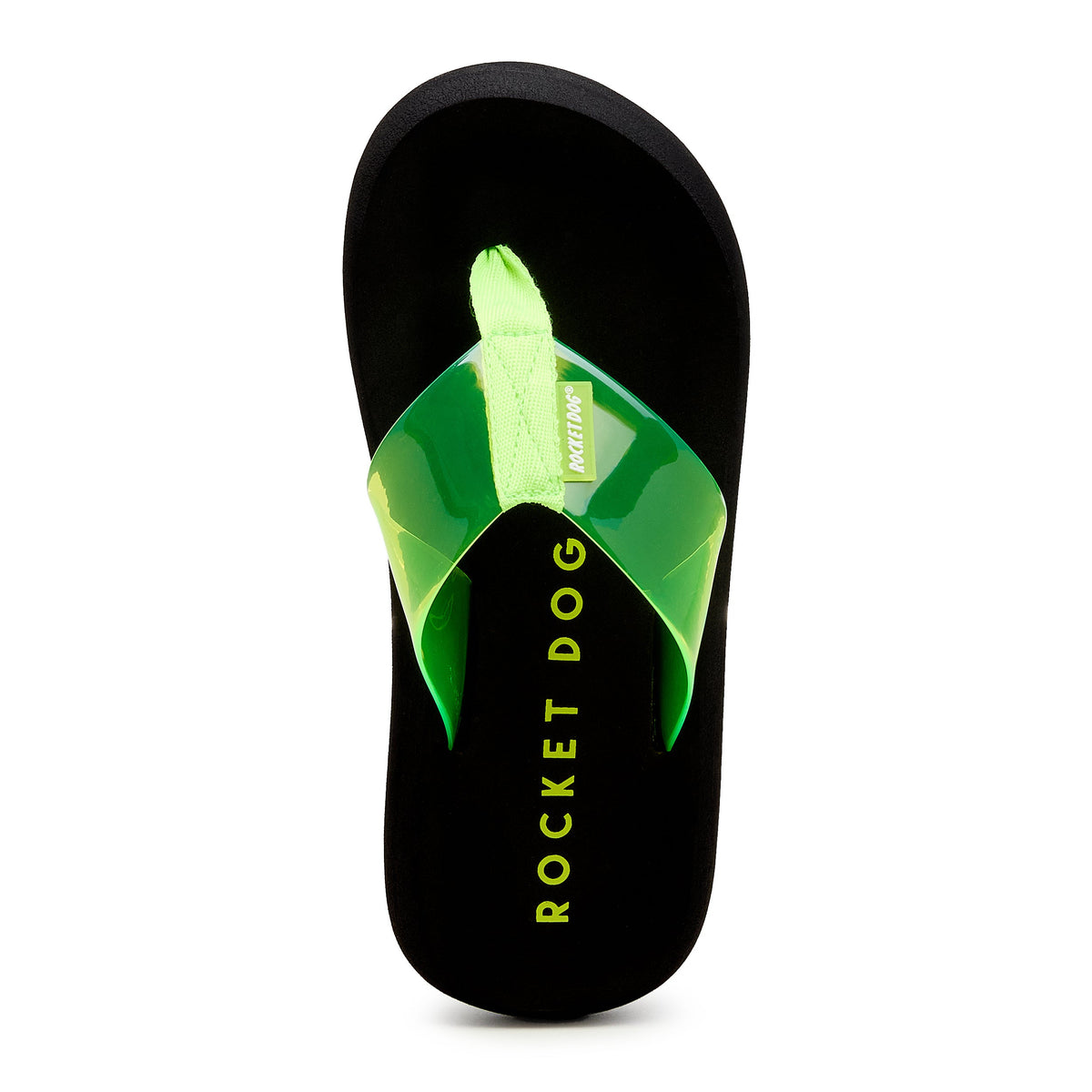 Sunset Neon Green Flip Flop - Rocket Dog