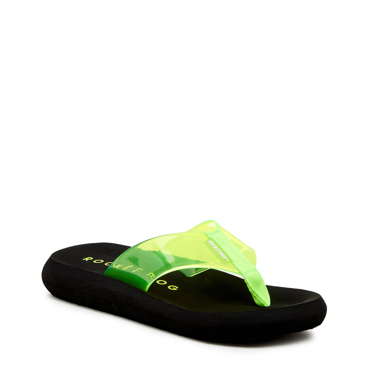 Sunset Neon Green Flip Flop - Rocket Dog