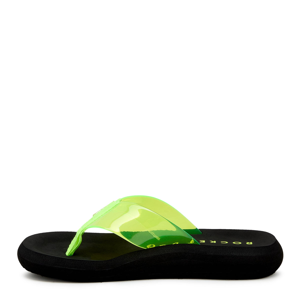Sunset Neon Green Flip Flop - Rocket Dog