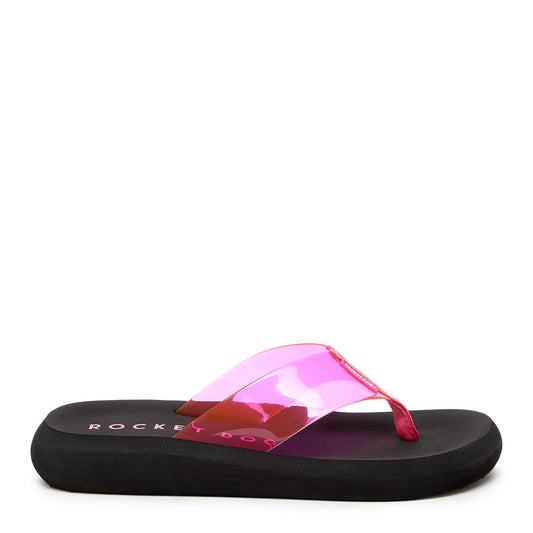 Sunset Pink Clear Flip Flop - Rocket Dog