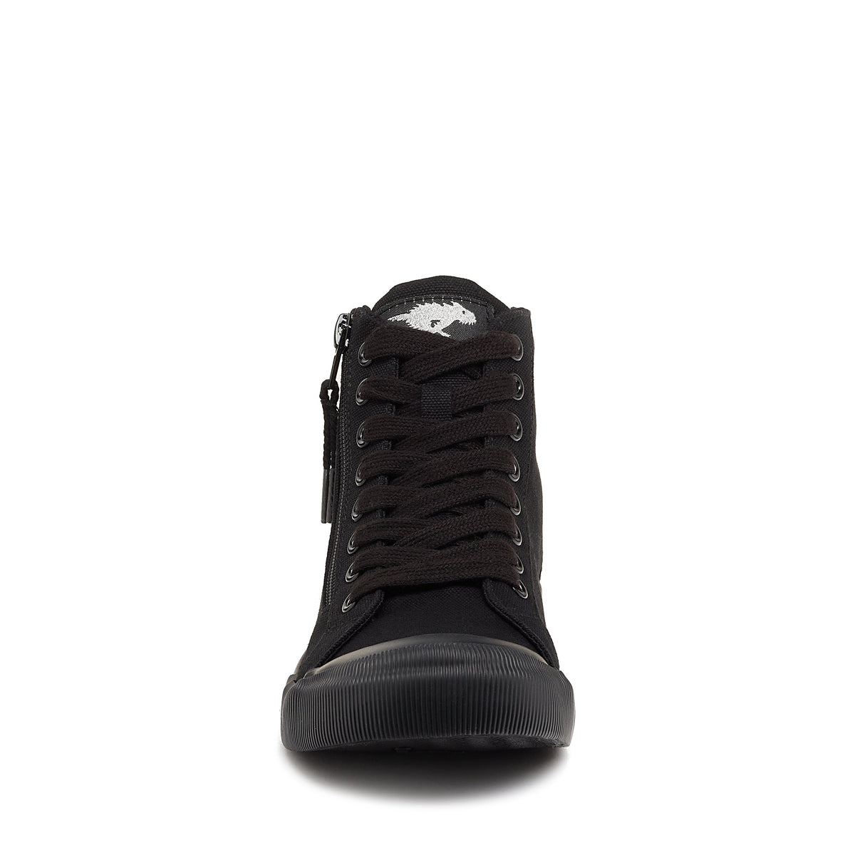 Jazzin All Black High Top Sneaker - Rocket Dog
