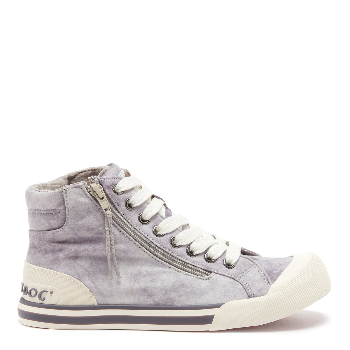 Jazzin Grey Tie-Dye High Top Sneaker - Rocket Dog