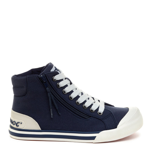 Jazzin Navy High Top Sneaker - Rocket Dog