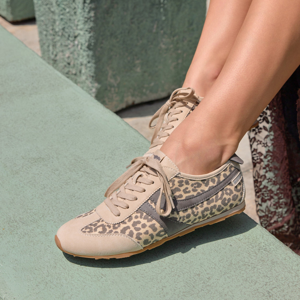 Destin Leopard Print Sneaker - Rocket Dog