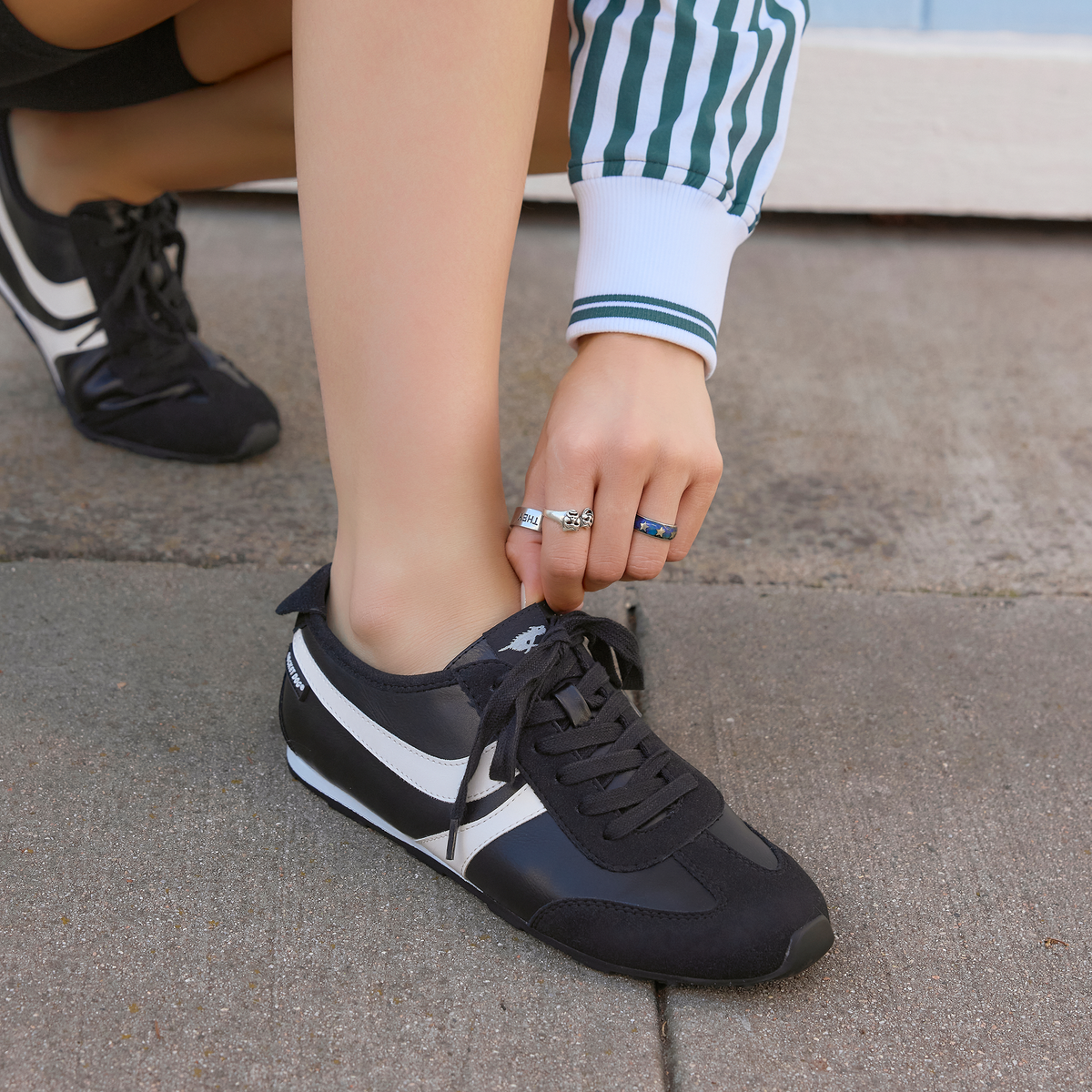 Destin Black Sneakers - Rocket Dog