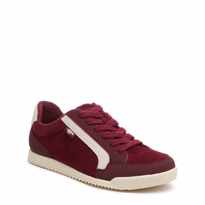 Bolt Burgundy Corduroy Sneakers - Rocket Dog