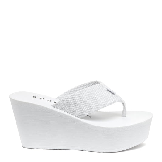 Diver White Wedge Flip Flop - Rocket Dog