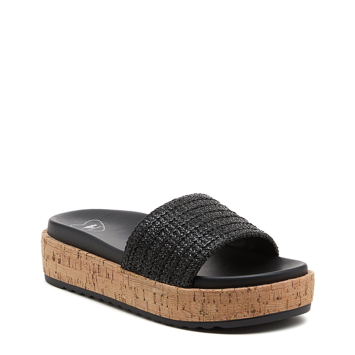Fay Black Slide Sandals - Rocket Dog