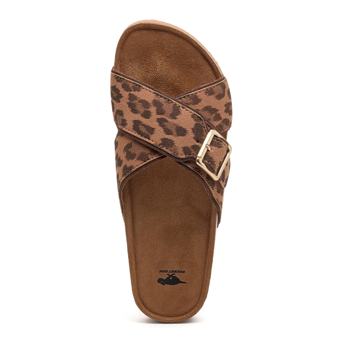 Annie Tan Leopard Print Sandals - Rocket Dog
