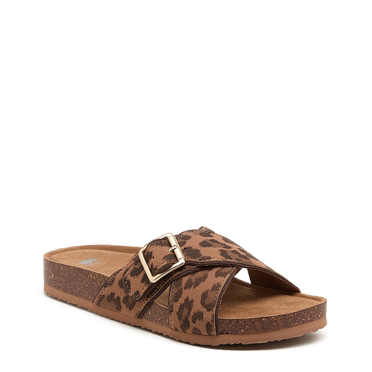 Annie Tan Leopard Print Sandals - Rocket Dog