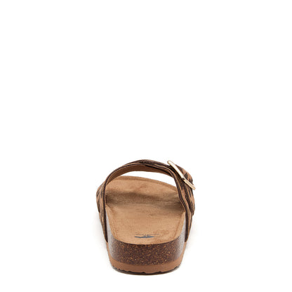 Annie Tan Leopard Print Sandals - Rocket Dog