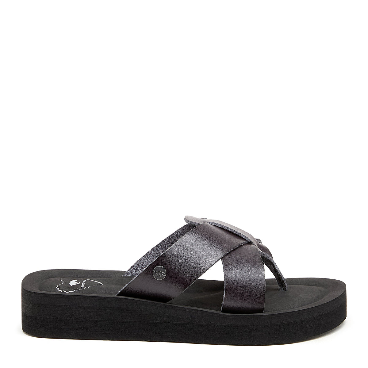 Wilmer Black Flip-Flops - Rocket Dog