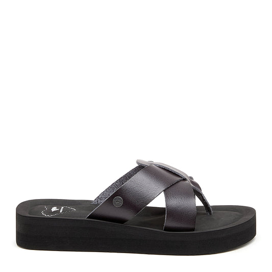 Wilmer Black Flip-Flops - Rocket Dog