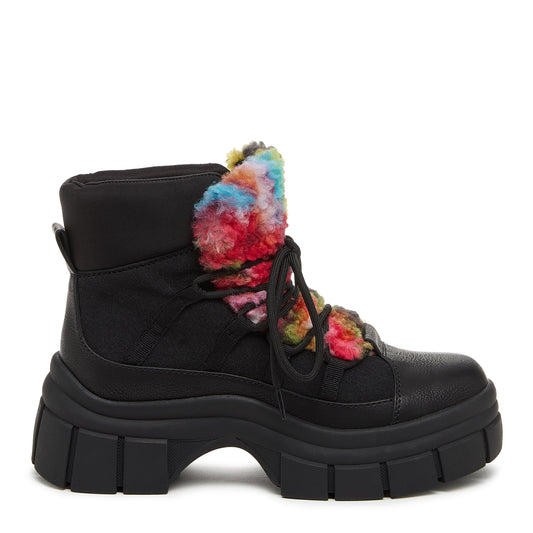 Tiger Black Rainbow Platform Bootie - Rocket Dog