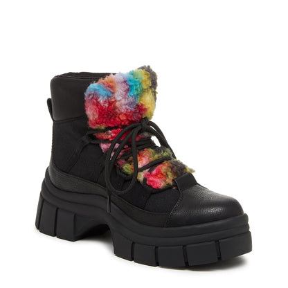 Tiger Black Rainbow Platform Bootie - Rocket Dog