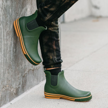 Rainbow Green Rain Bootie - Rocket Dog