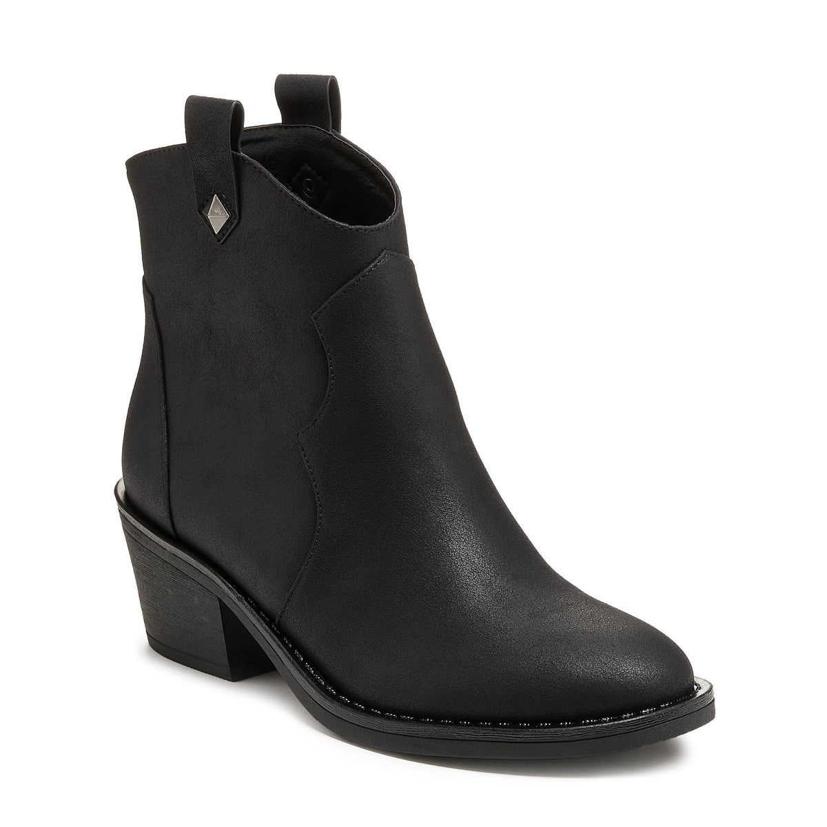 Yolanda Black Western Bootie - Rocket Dog