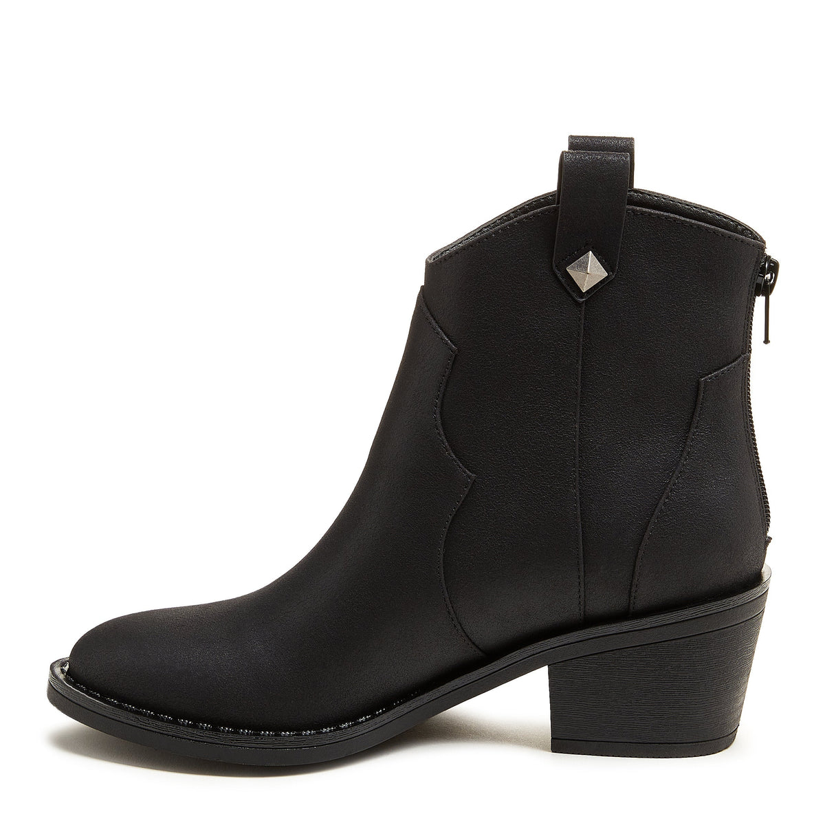 Yolanda Black Western Bootie - Rocket Dog