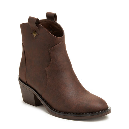 Yolanda Brown Western Bootie - Rocket Dog