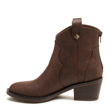 Yolanda Brown Western Bootie - Rocket Dog