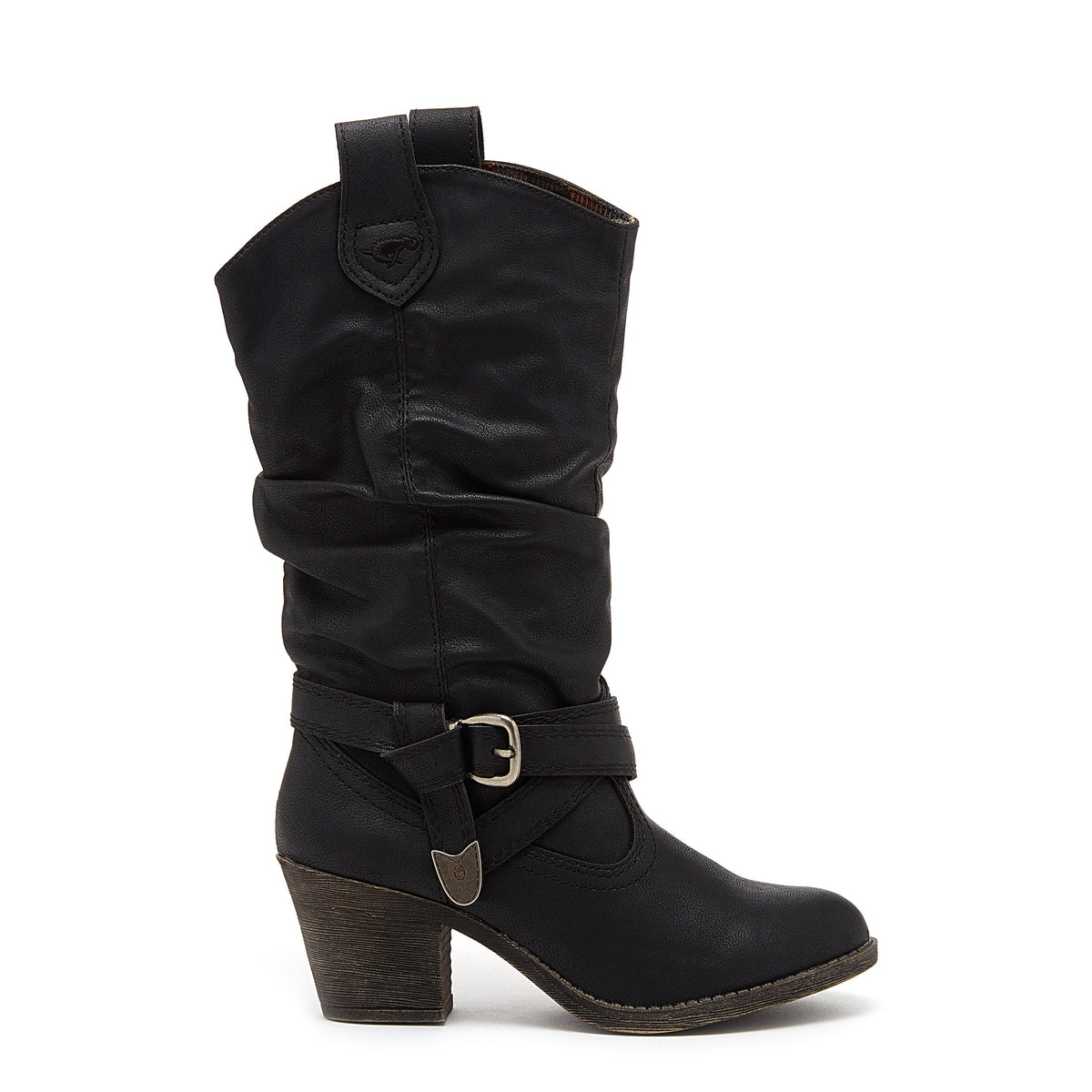 Sidestep Black Western Boot - Rocket Dog