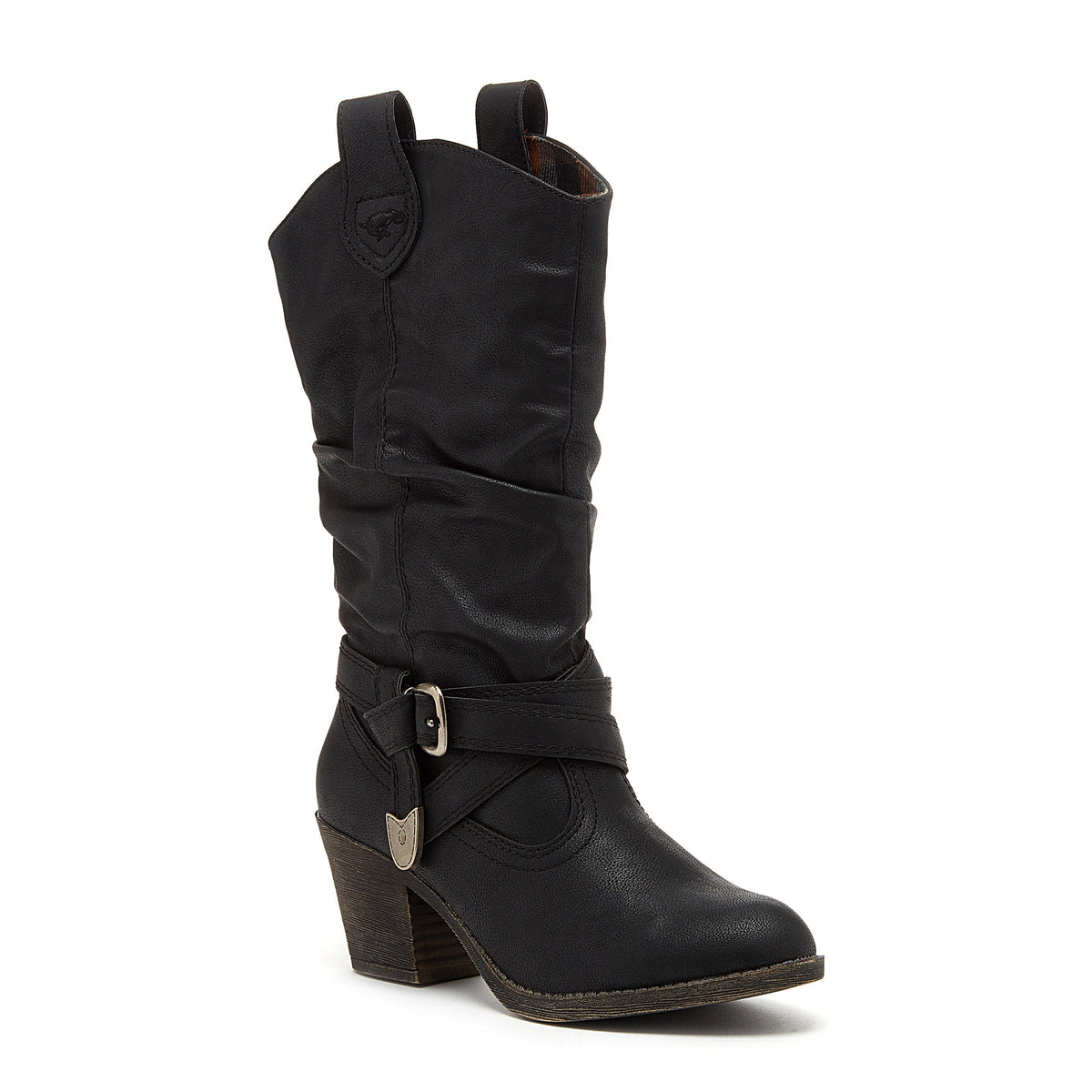 Sidestep Black Western Boot - Rocket Dog