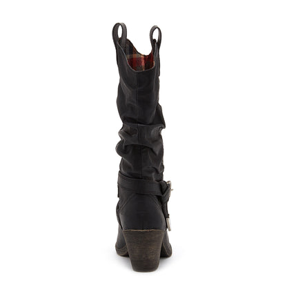 Sidestep Black Western Boot - Rocket Dog