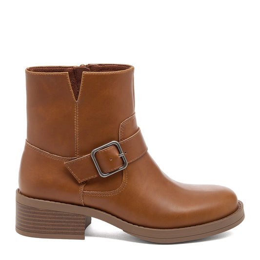 Rocket Dog Women’s Freddie Cognac Buckle Boots - Rocket Dog