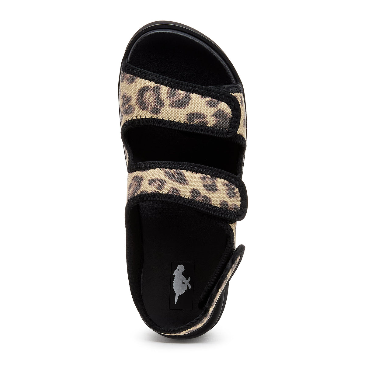 Balmy Black Leopard Sandal - Rocket Dog