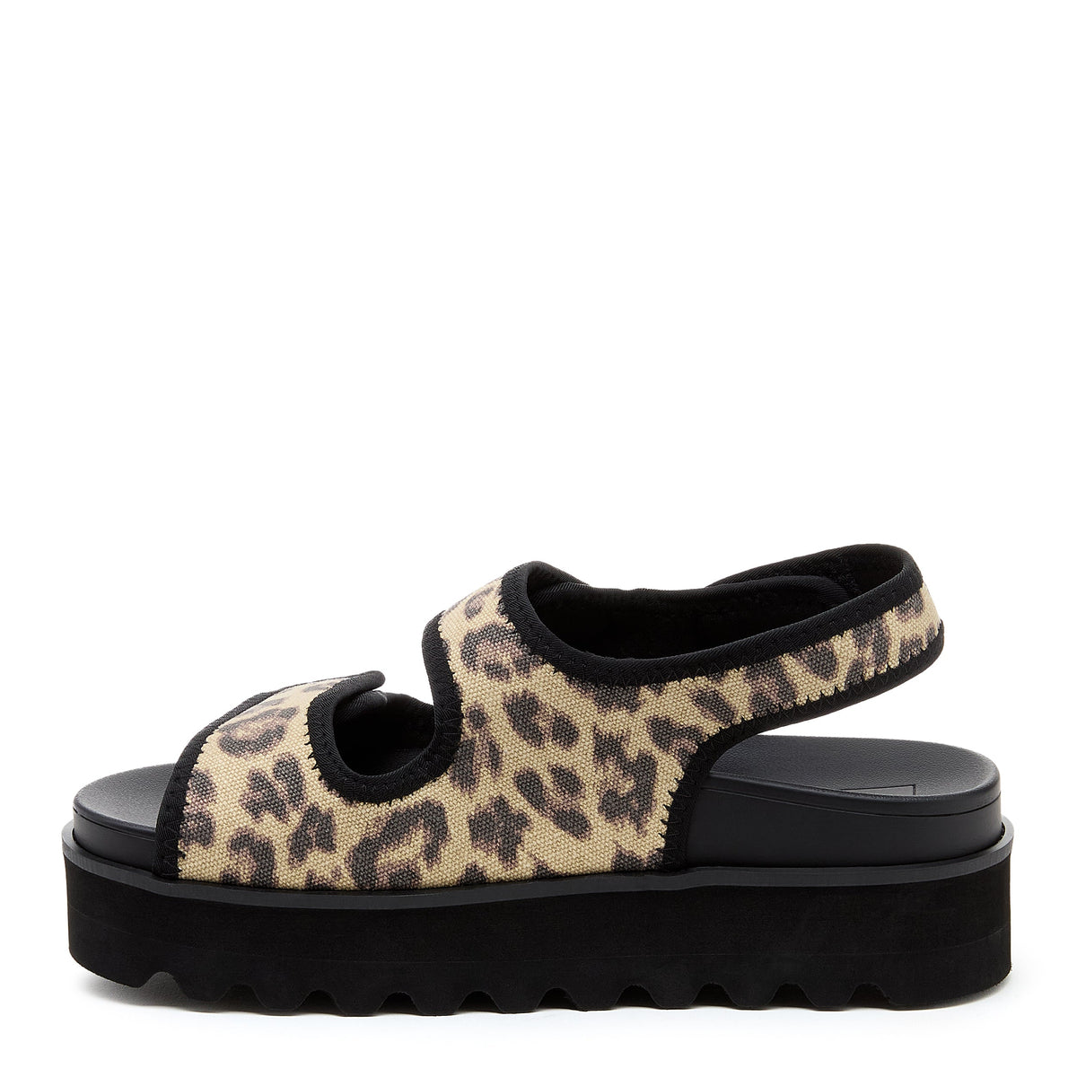 Balmy Black Leopard Sandal - Rocket Dog