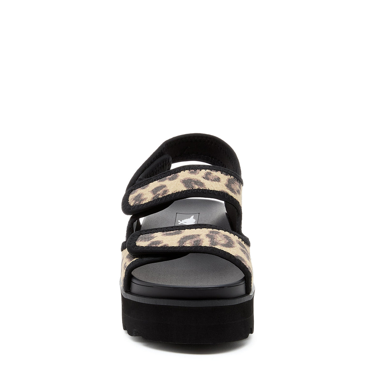 Balmy Black Leopard Sandal - Rocket Dog