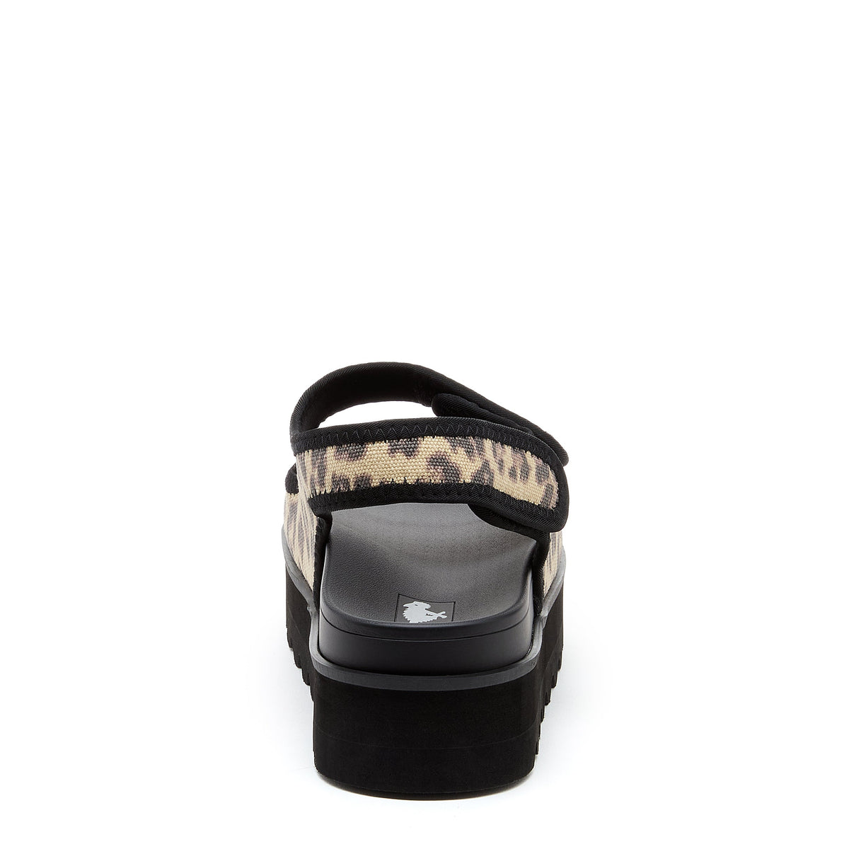 Balmy Black Leopard Sandal - Rocket Dog