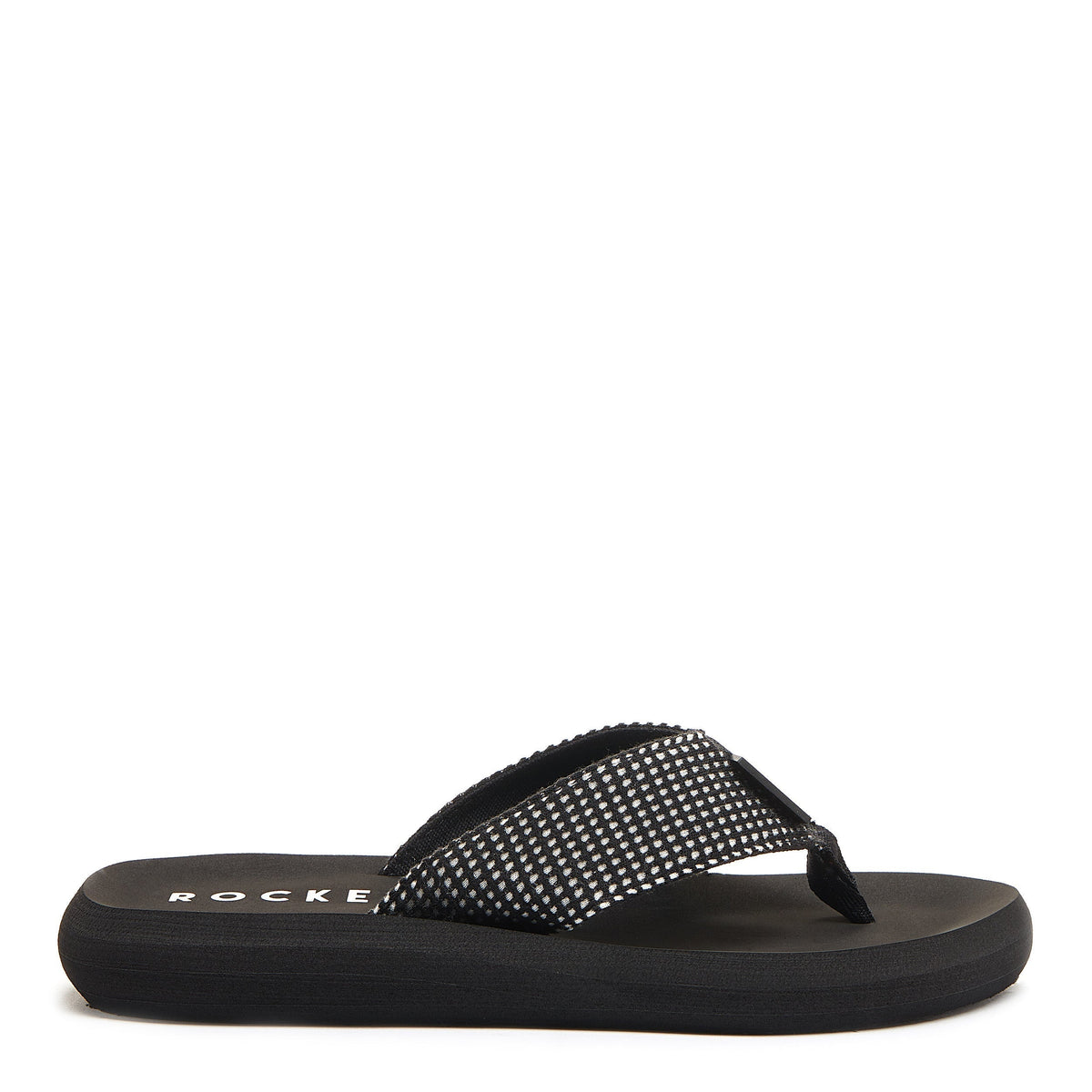 Spotlight Black Mesh Flip Flop - Rocket Dog