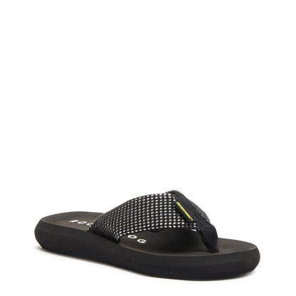 Spotlight Black Mesh Flip Flop - Rocket Dog