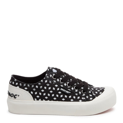 Jazzin Plus Black Mosaic Sneaker - Rocket Dog