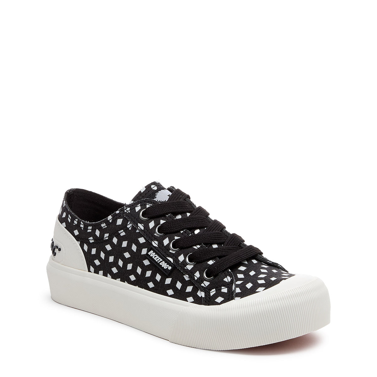Jazzin Plus Black Mosaic Sneaker - Rocket Dog