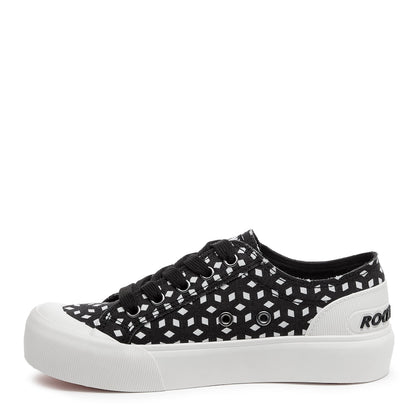 Jazzin Plus Black Mosaic Sneaker - Rocket Dog