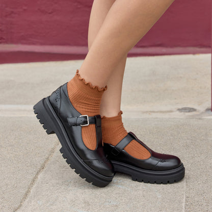 Rocket Dog Women’s Dalma Black Chunky Mary Jane Shoes - Rocket Dog